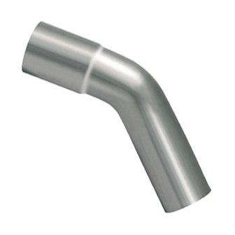 curva tubo escape 45º acero inox