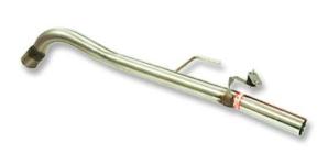 tramo escape trasero sin silencioso renault clio sport mk 2