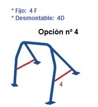 ARCO SEGURIDAD DE VEHÍCULO ROLL-BAR - todos modelos vehículos - 5