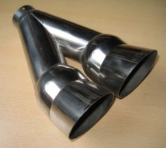 COLA TUBO SALIDA ESCAPE INOXIDABLE DTM