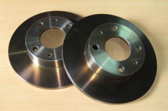 discos delanteros freno - solidos - Fiat - Seat 227 mm tratados panda - marbella- 127 - 124 - ritmo - 131 - FL90 - FL82