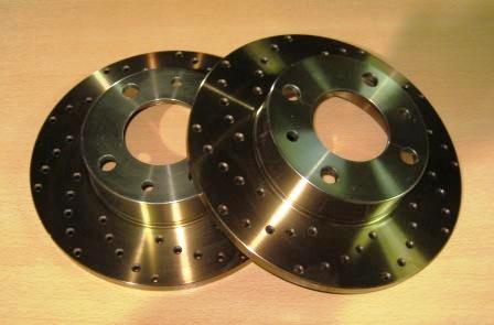 discos freno seat panda - marbella - 127 - 124 - perforados y tratados