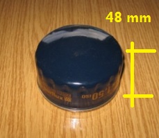 FILTRO ACEITE MOTOR GT TURBO C1J