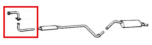 down pipe escape Renault supercinco gt turbo