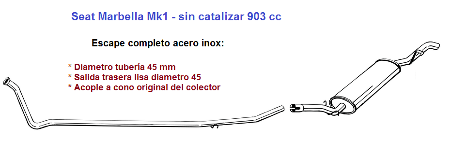 ESCAPE SEAT MARBELLA