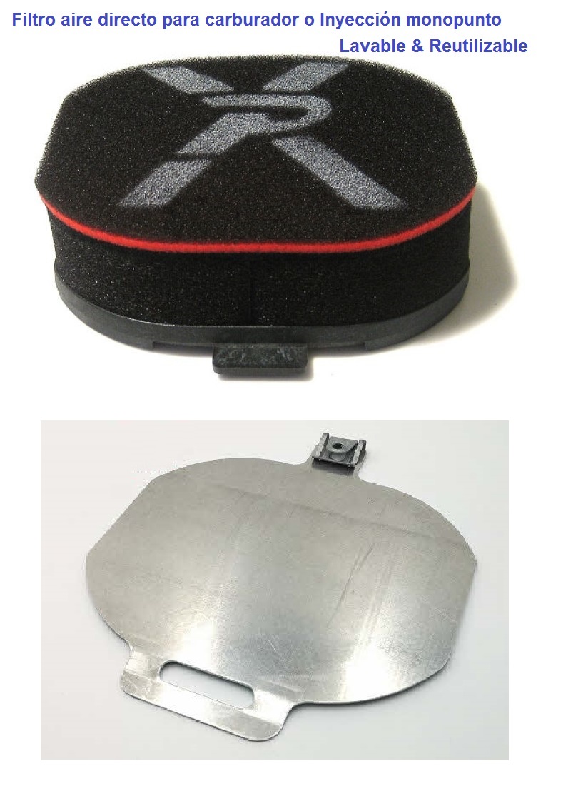FILTRO AIRE DIRECTO PARA CARBURADOR O MONOPUNTO - copia