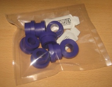 juego silentbloc poliuretano amortiguadores traseros seat panda y marbella