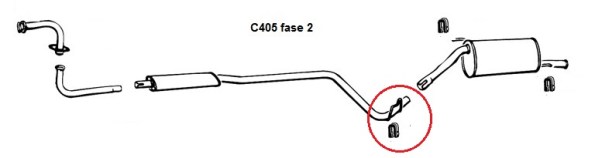 ESQUEMA SUJECIÓN ESCAPE GT TURBO FASE 2