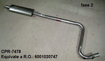 tramo intermedio escape Renault 5 Gt turbo