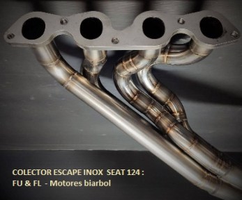COLECTOR ESCAPE SEAT 124 - FU - FL- MOTOR BIARBOL