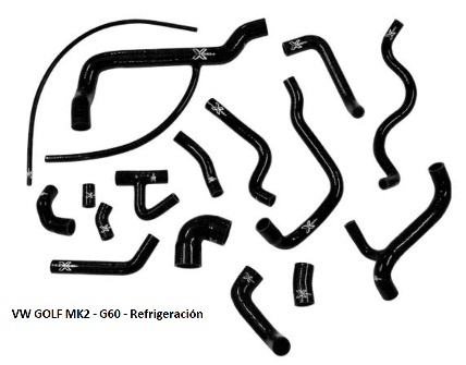 MANGUITOS REFRIGERACION MOTOR VW GOLF MK2 - G60