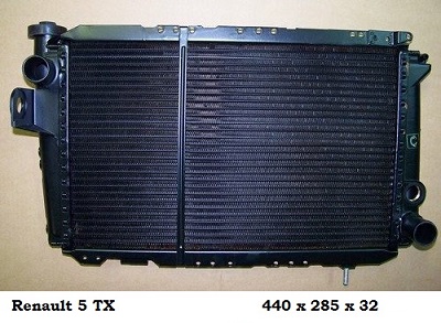 radiador de motor Renault 5 COPA ATMOSFERICO