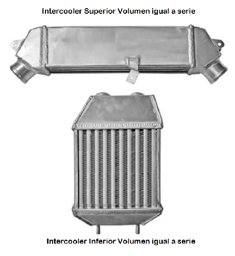 intercooler racing - sport aluminio integral Renault 21 turbo