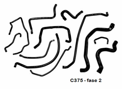 MANGUITOS SILICONA REFRIGERACION RENAULT 11 TURBO FASE 2