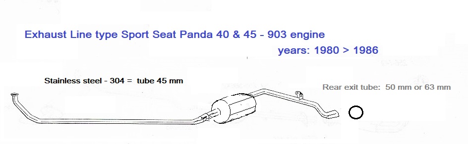 linea escape seat panda 903 tipo sport