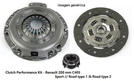 kits embrague clutch Renault 200 mm Gt Turbo - 11 Turbo - Clio Mk1 Sport Performance - copia