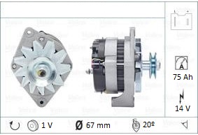 alternador Renault supercinco gt turbo Gr-N 75 Ah